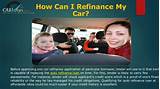 Refinance Auto Loan With Bad Credit