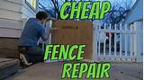 Images of Fence Repair How To