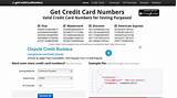 A Real Credit Card Number And Security Code That Works Photos