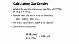 How To Calculate Density Of A Gas Pictures