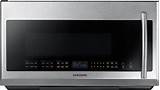 Samsung 1 6 Cu Ft Over-the-range Microwave Stainless-steel Pictures