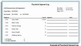 Payroll Check Release Form Pictures