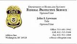 Images of Federal Agent Business Cards