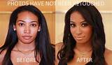 Images of Before And After Makeup Black Girl