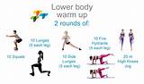 Pictures of Warm Up Exercise Routine