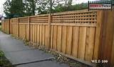 Lattice Wood Fence Photos