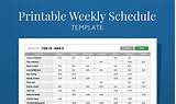 Photos of Employee Weekly Work Schedule Template