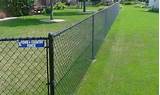 Brown Coated Chain Link Fence Images