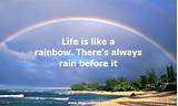 When It Rains Look For Rainbows Quote Author Pictures