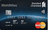 Photos of Standard Chartered Worldmiles Credit Card