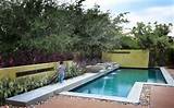 Pictures of Modern Pool Landscaping Images