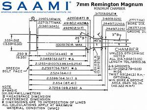 Saami Standardized 7mm Remington Magnum Chamber Dimensions Png