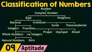 Classification Of Numbers Youtube