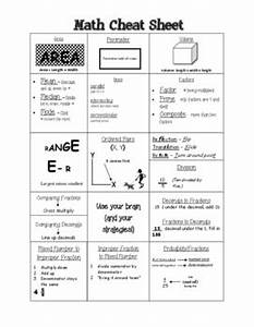 Math Cheat Sheet 5th Grade Staar Test Prep By Pena Tpt