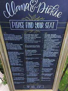 Wedding Seating Chart Please Take A Seat Wedding Name Chart Etsy