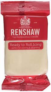 Renshaw Ready To Roll Icing Champagne Colour 250g Approved Food