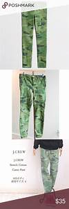 J Crew Camouflage Stretch Pants Size 4 Like New Stretch Pants Pants