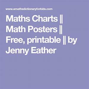 Maths Charts Math Posters Free Printable By Eather