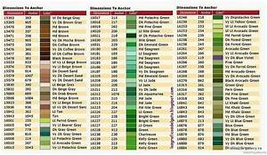 Image Result For Weeks Dye Works To Dmc Conversion Chart карта