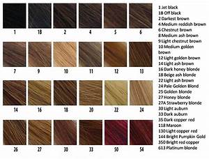 Hair Swatches Hair Color Number Chart Hair Color Chart Hair Color