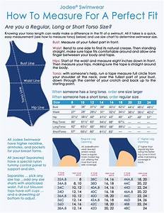 Jodee Swimwear Size Chart Fitting Chart