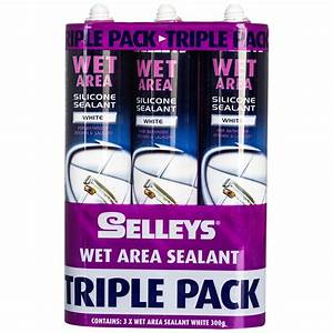 Selleys 300g White Silicone Area 3 Pack Bunnings Warehouse