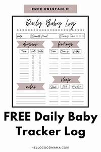 the ultimate daily baby log free printable download baby schedule