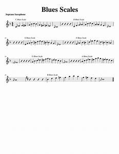 Blues Scales Soprano Saxophone Sheet Music For Soprano Saxophone