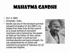 Ppt Mahatma Gandhi My Freedom Fighter Powerpoint Presentation Free
