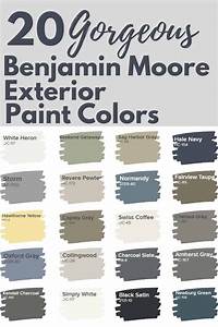 20 Amazing Benjamin Moore Exterior Paint Colors Exterior House Paint
