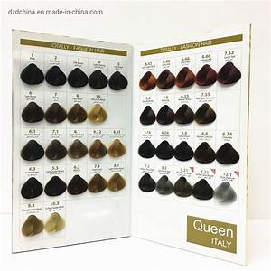 Salon Professional Hair Dye Colours Chart For Hair Swatch Book China