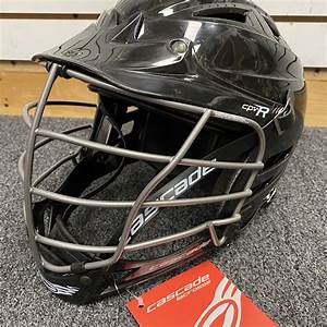 Cascade Black New Player Cpv R Helmet S M Lacrosse Helmets