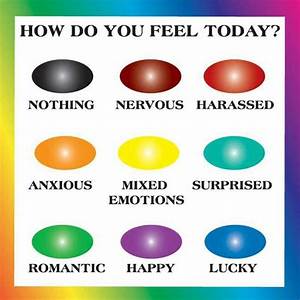 11 Best Mood Chart Images On Pinterest Colour Chart Meaning Of