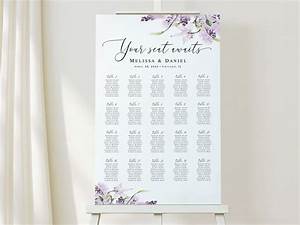 Sage Wedding Lavender Wedding Seating Chart Wedding Seating Charts