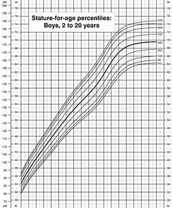 stature for age percentiles boys 2 to 20 years cdc growth charts