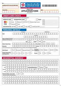 Printable Credit Card Application Form