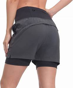 Little Donkey Andy Women 39 S Quick Dry Running Shorts High Waist Stretch