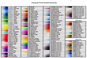 Dana 39 S Inspirations Prisma Color Chart Excercise