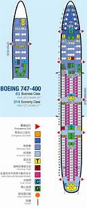 China Airlines Boeing 747 400 Refurbished Cabin Seating Plan China