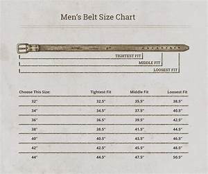 Men 39 S Belt Size Chart Belts Size Chart Belt Size Size Chart