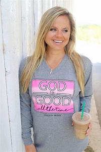 Jadelynn God Is Good All The Time Graphic In Pretty Pink On