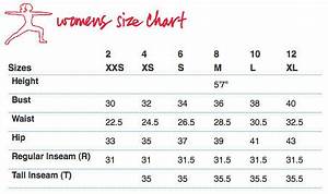 Lululemon Size Chart Wmns Montreal Shopping Flickr