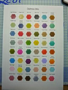 Simply One Of A Kind Distress Ink Colour Chart