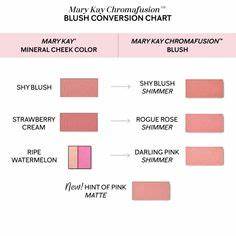 Mary Chromafusion Cheek Conversion Chart Mary In 2019 Mary