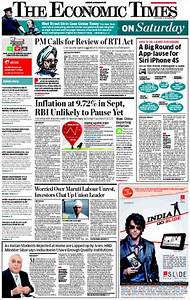 Newspaper The Economic Times India Newspapers In India Saturday 39 S