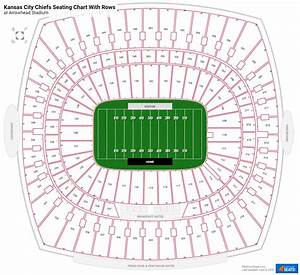 Arrowhead Stadium Seating Chart With Rows And Seat Numbers Tutorial Pics