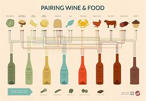 ワインペアリング フードチャート ワインと食事の組み合わせ方 インフォグラフィック