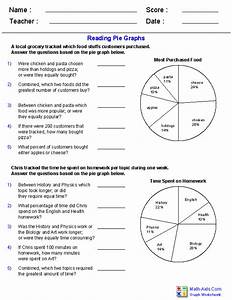 Reading Pie Graphs Worksheets Reading Graphs Graphing Worksheets