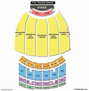 fox theater atlanta seating chart seating charts tickets