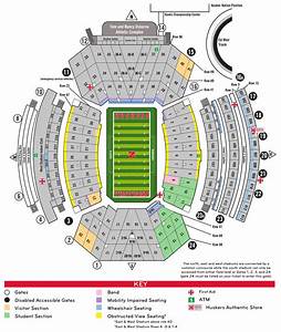 Nebraska Football Memorial Stadium Seating Chart Elcho Table
